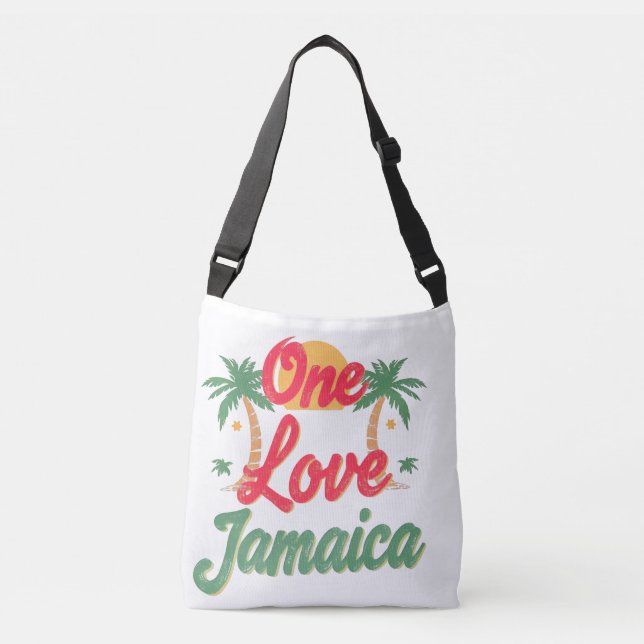 en kärlek jamaica axelväska (Framsida)