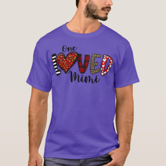 En Kärlek Mimi Mamma Kärlek, Valentines day Mor T Shirt
