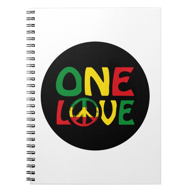 En Kärlek, Reggae-design Anteckningsbok (Framsidan)