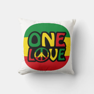 En Kärlek, Reggae-design med reggae färg Kudde