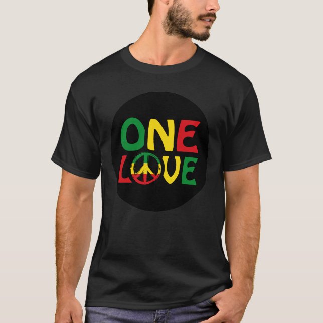 En Kärlek, Reggae-design T Shirt (Framsida)