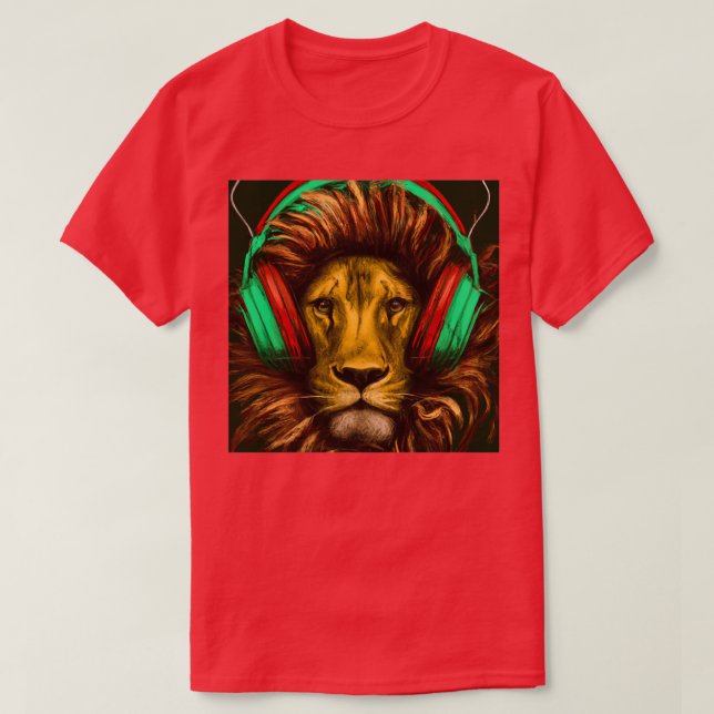 En Kärlek-region Lejon 2 T Shirt (Design framsida)