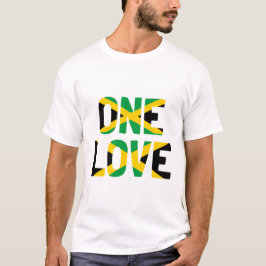 En kärlekJamaica T-tröja T Shirt