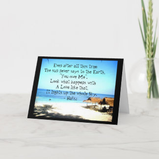 En kärleknågot liknande det hälsningkort kort