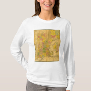 En karta av den New England stater Tröja