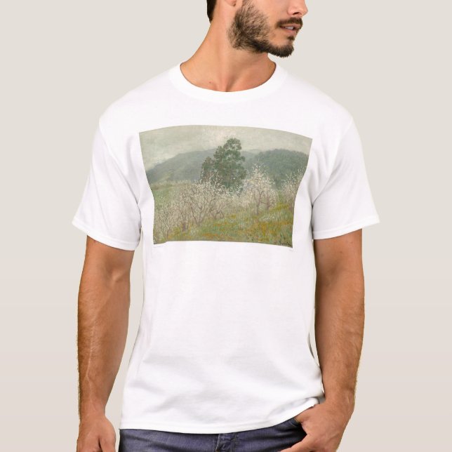 En katrinplommonfruktträdgård, Saratoga, T Shirt (Framsida)