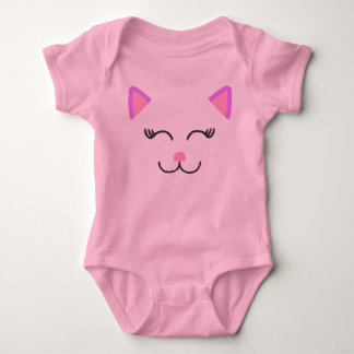 En katt baby-kroppsdräkt t shirt