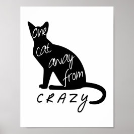 En katt bort från CRAZY Poster
