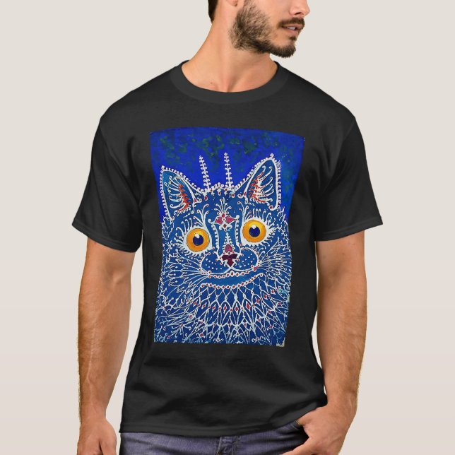 En katt i det gotiska Stil T Shirt (Framsida)