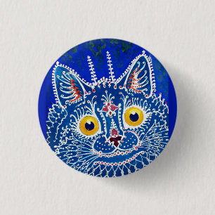 En katt i gotisk stil av Louis Wain Knapp