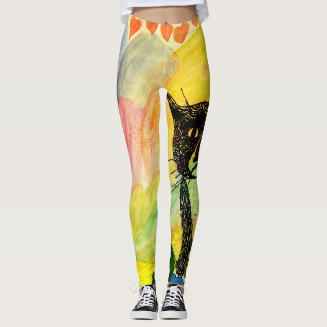 En katt kallade George Leggings (Framsida)