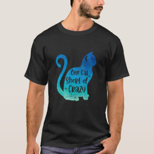 En katt Kort av galta kattdjur som äger sällskapsd T Shirt