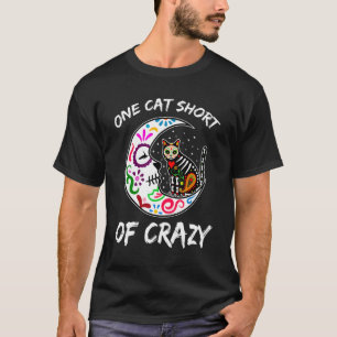 En katt kort från galen socker skalle måne och kat t shirt
