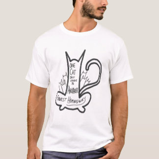En katt leder till en annan t shirt