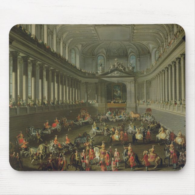 En kavalkad i vinterridningen skolar musmatta (Framsidan)