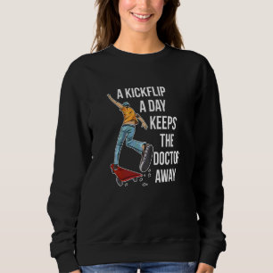 En Kickflip per dag Behållor Doktor-avräkningskurs T Shirt