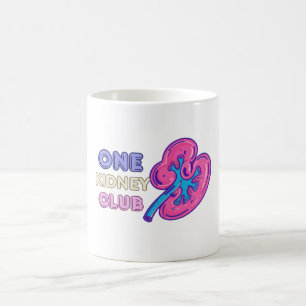 EN KIDNEY KLUBB, NJURtransplantation Kaffemugg