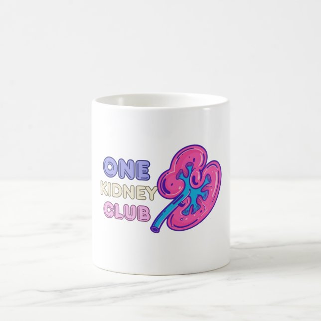 EN KIDNEY KLUBB, NJURtransplantation Kaffemugg (Center)