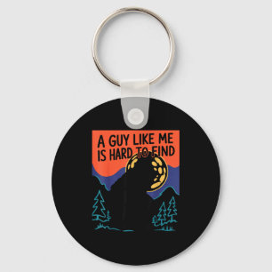 En kille som jag är svår att hitta Bigfoot Sasquat Nyckelring