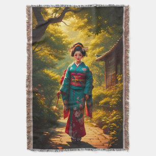 En kimonos prakt filt
