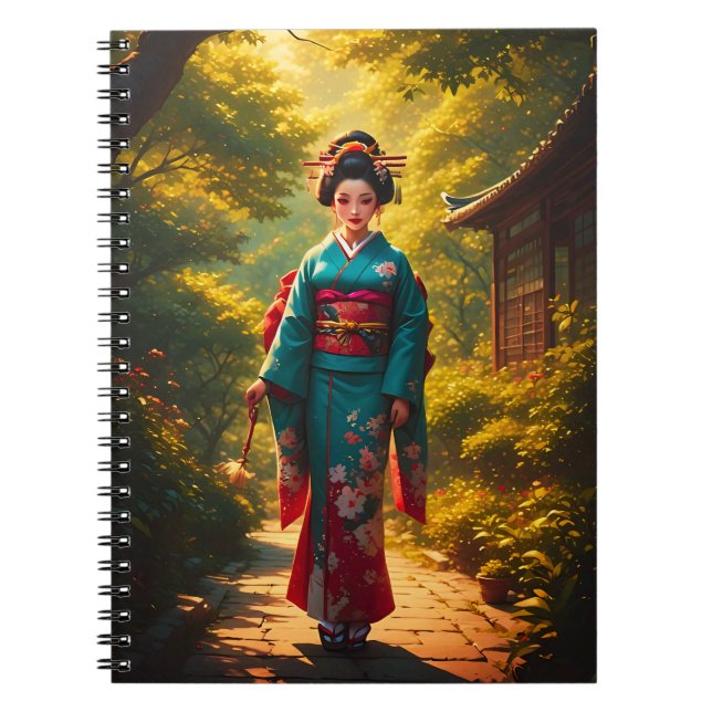 En Kimonos Strålglans Anteckningsbok (Framsidan)