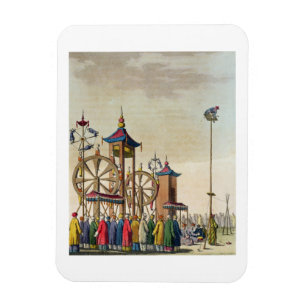 En kinesisk cirkus, illustration från 'Le Magnet