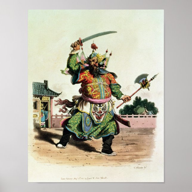En kinesisk Komiker Poster (Framsidan)
