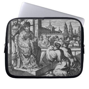 En kinesisk provinsiell regulator, illustration laptop fodral