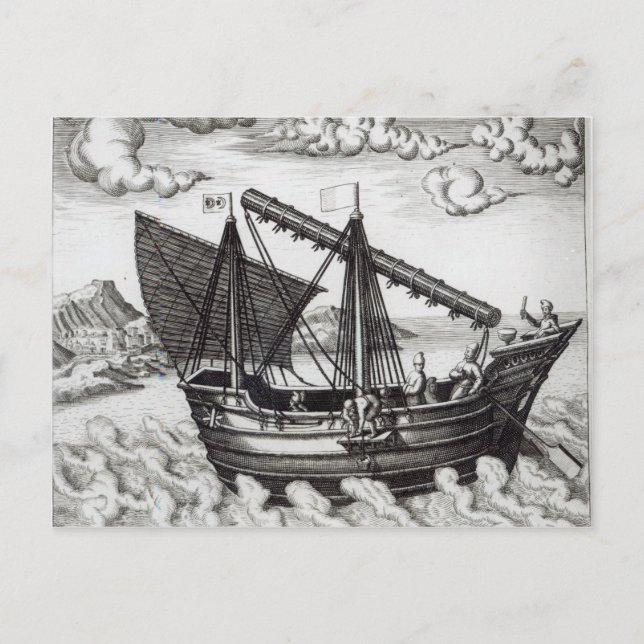 En kinesisk segment vykort (Framsida)