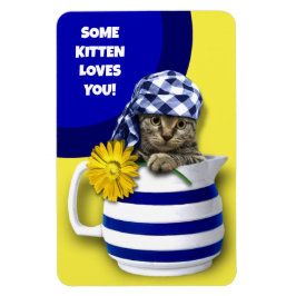 En Kitten Kärlek dig. Mors dag Gift Magnet