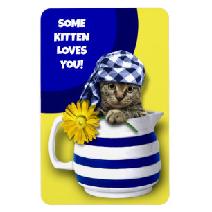 En Kitten Kärlek dig. Mors dag Gift Magnet