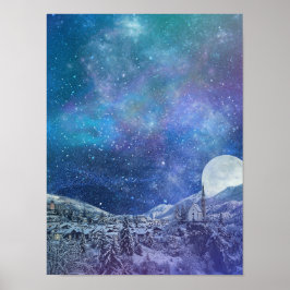 En klar vinterkväll Poster