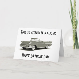 EN KLASSISK BIRTHDAG TILL ETT KLASSISKT PAPPA*** KORT