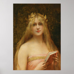 En klassisk skönhet av Leon Francois Comerre Poster