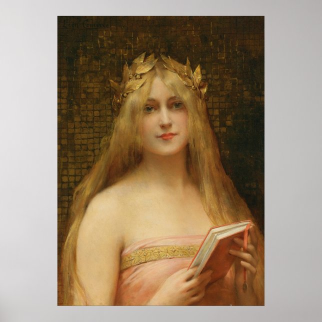En klassisk skönhet av Leon Francois Comerre Poster (Framsidan)