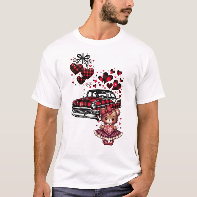 EN KLASSISK VALENTINSKÄRLEK FÖR DIG 2 T SHIRT (Framsida)