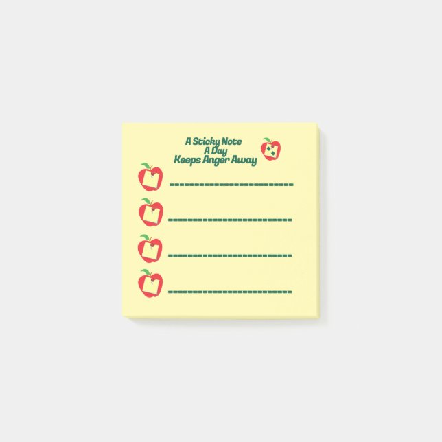 En klickbar anteckning om Behållor på vägen Post-it Block (Framsida)