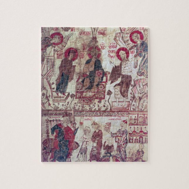 En klinik, Byzantinefördrag, 14th århundrade Pussel (Vertikal)