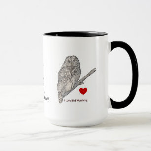 En klok gammal uggla mugg