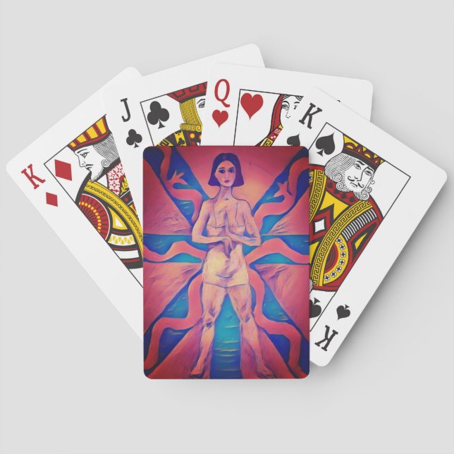 En klok kvinna casinokort (Baksidan)