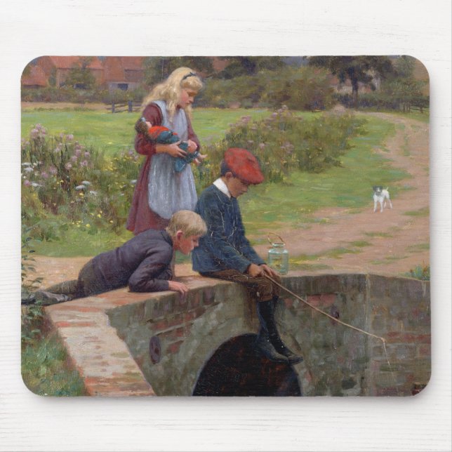 En knapra, 1914 (olja på panel) musmatta (Framsidan)