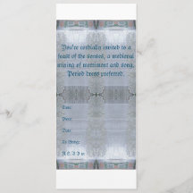 En Knight att minnas - medeltida inbjudningar