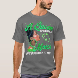 En kö är född i mars St patrick's day 2023 G T Shirt