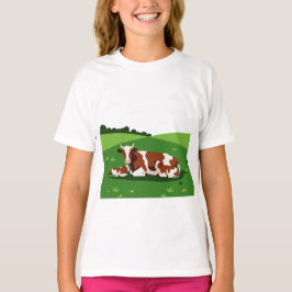 En ko och två kalvar t shirt