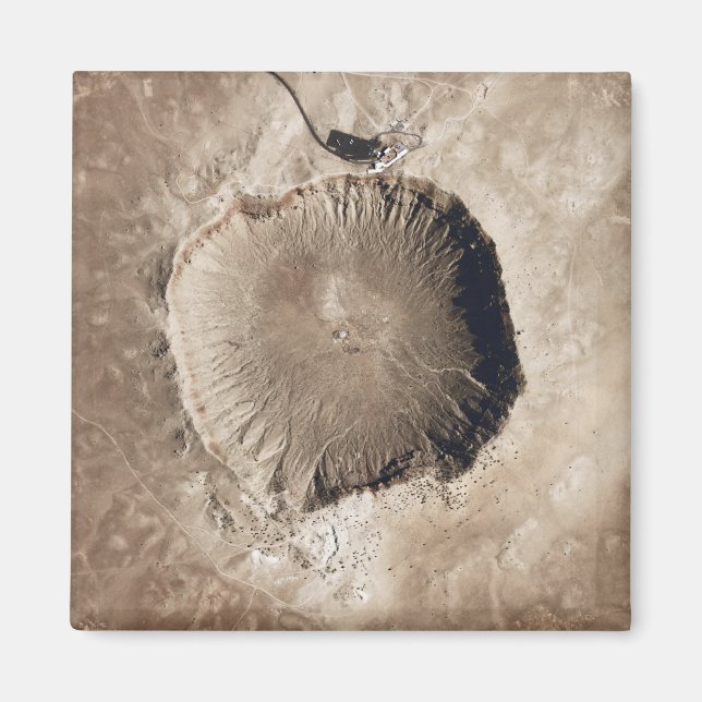 En kollisionsgivare för meteorit magnet (Framsidan)