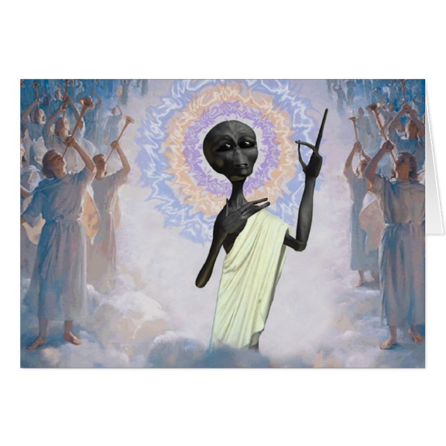 En kommande understödja hälsningskort (Framsidan Horizontal)