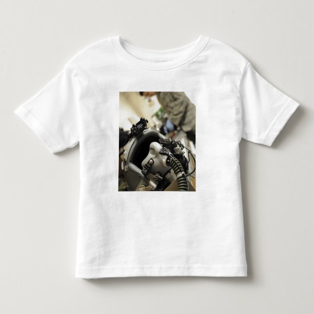 En komplett hjälm till flygbesättningen tee shirt (Framsida)