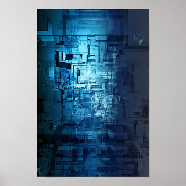 en komplex korridor med flerdimensionella proporti poster (Framsidan)