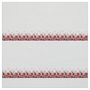 En komplicerad design för svartvit blommigt som är tyg