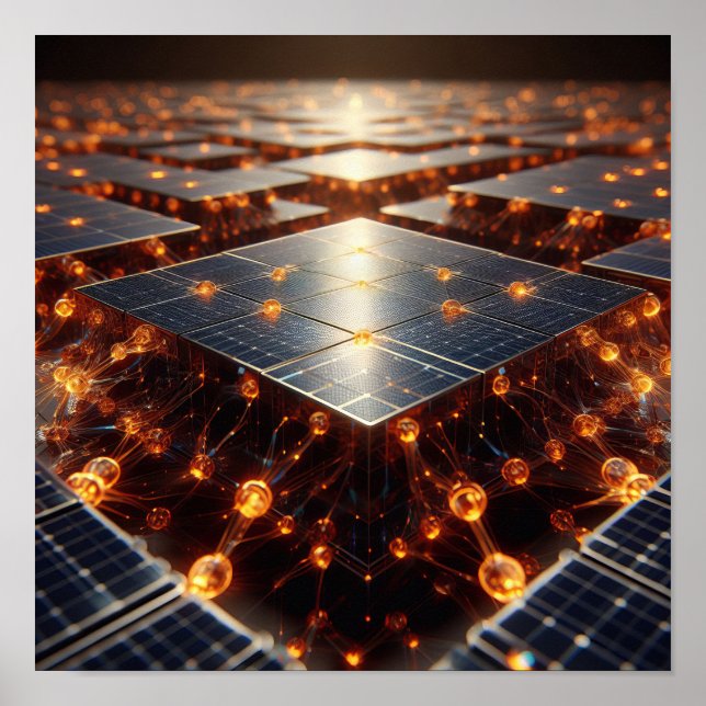 En komplicerad uppsättning orber och komponenter poster (Framsidan)